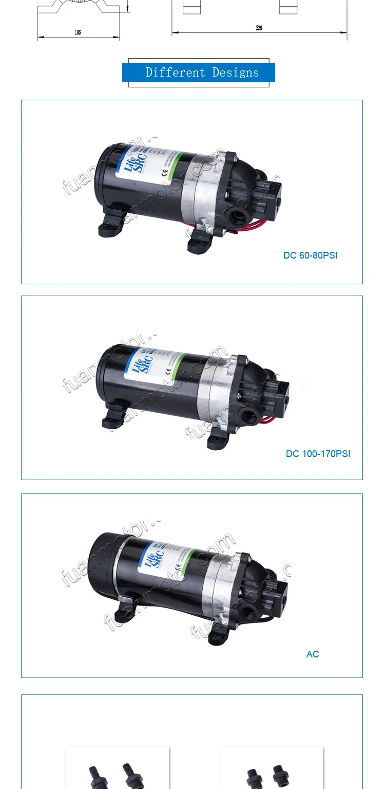 Lifesrc Dp-120m 220V AC 5.5lpm 120psi Water Mist Pump for Car Wash